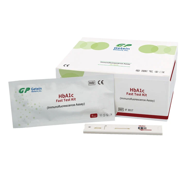Getein Hba1c Fast Test Immunofluorescence Kit Wholesale Hba1c Rapid Test for Bone Metabolism Functional Application